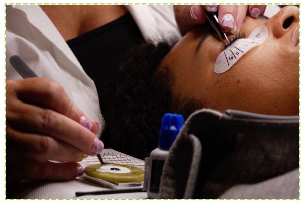 Eyelash extension adhesive